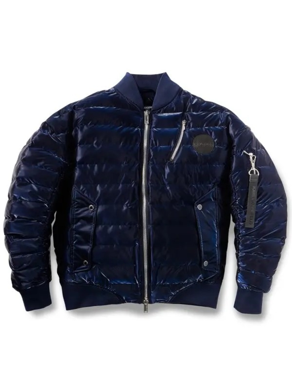 Men's Navy Karl Lagerfeld Paris Bomber Jacket